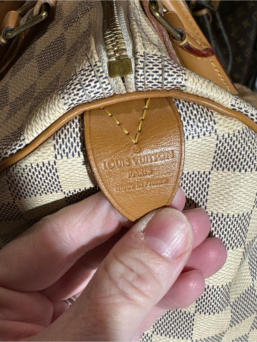Louis Vuitton Damier Azur Speedy 30 - Picture 5 of 9